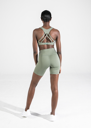 L'COUTURE Shorts Elevate Touch Cycle Shorts Khaki