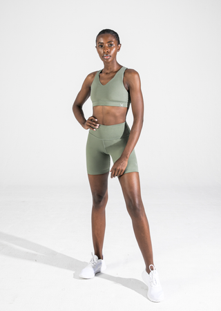 L'COUTURE Shorts Elevate Touch Cycle Shorts Khaki