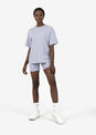 L'COUTURE Shorts Embody Rib Bike Short Lilac Grey