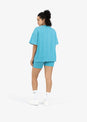 L'COUTURE Shorts Embody Rib Bike Short Sea Blue