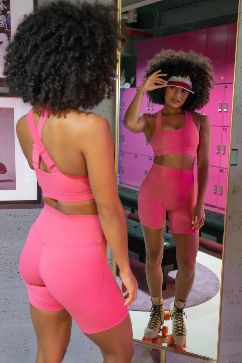 L'COUTURE Shorts Energy Cycle Short Honeysuckle