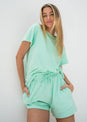 L'COUTURE Shorts SoCal Sorbet Terry Short Mint