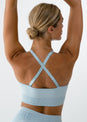 L'COUTURE Sports Bras Elevate Seamless Bra Blue Marl