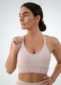 L'COUTURE Sports Bras Elevate Seamless Bra Peach Marl