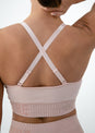 L'COUTURE Sports Bras Elevate Seamless Bra Peach Marl
