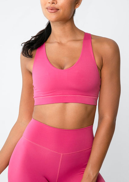 Elevate Touch Adjustable Bra Raspberry Pink FINAL SALE – LC