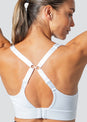 L'COUTURE Sports Bras Elevate Touch Cross Hook Bra White