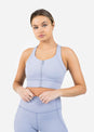 L'COUTURE Sports Bras Embody Zip Bra Lilac Grey
