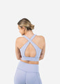 L'COUTURE Sports Bras Embody Zip Bra Lilac Grey