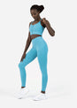 L'COUTURE Sports Bras Embody Zip Bra Sea Blue