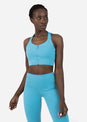 L'COUTURE Sports Bras Embody Zip Bra Sea Blue