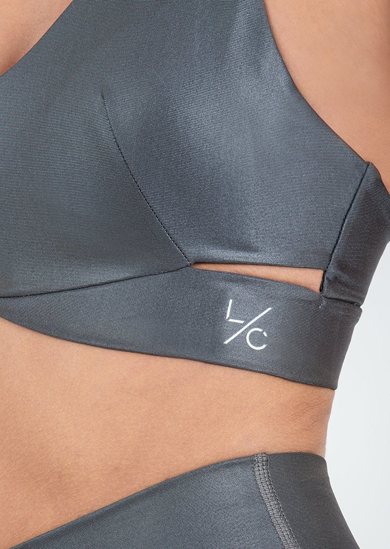 L'COUTURE Sports Bras Glow Bra Slate Stormy Grey