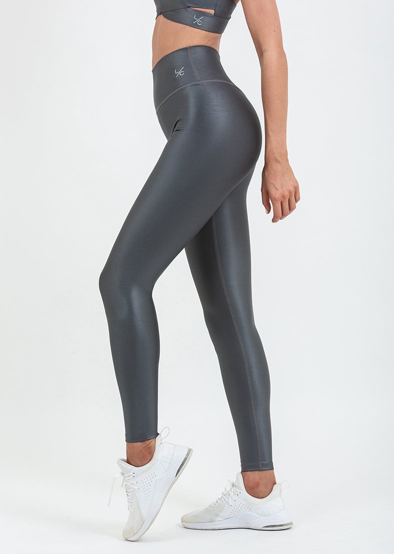 L'COUTURE Sports Bras Glow High Waist Legging Stormy Grey