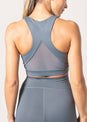 L'COUTURE Sports Bras Mesh Bra Grey