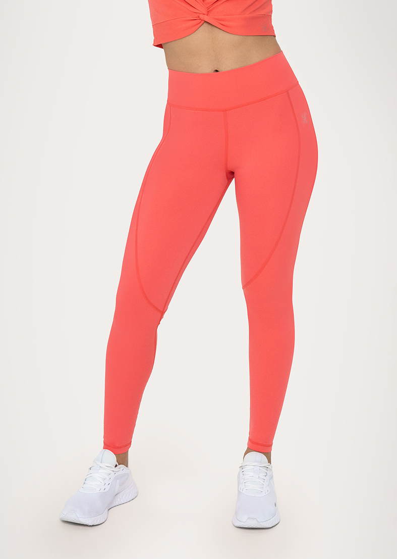 L'COUTURE Sports Bras Scrunch Bum Birthday Leggings Coral