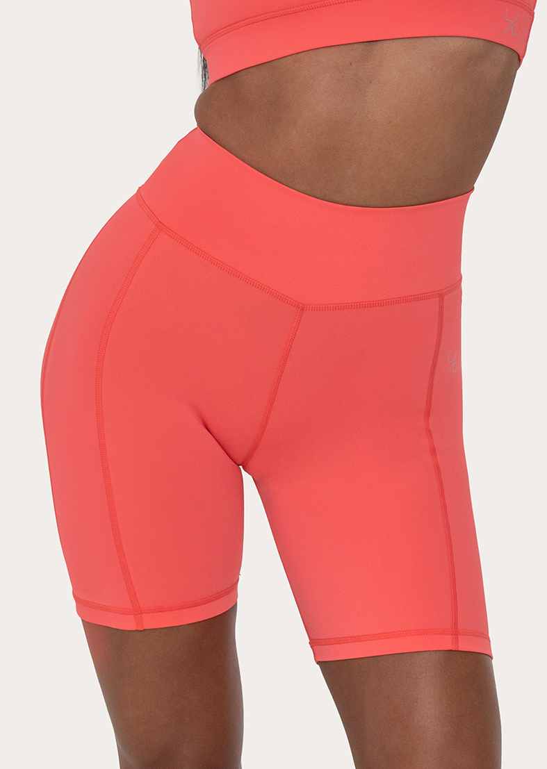 L'COUTURE Sports Bras Scrunch Bum Birthday Short Coral