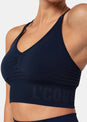 L’Couture Sports Bras Serenity Seamless Bralette French Navy