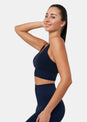 L’Couture Sports Bras Serenity Seamless Bralette French Navy