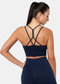 L’Couture Sports Bras Serenity Seamless Bralette French Navy