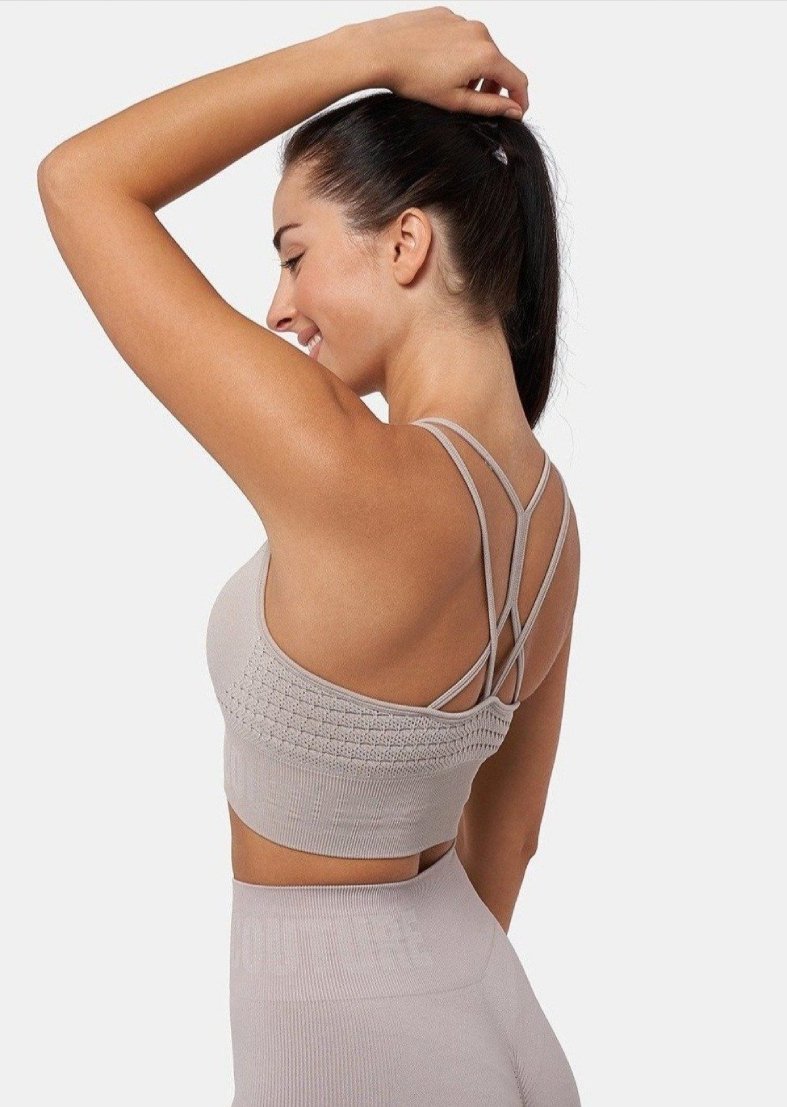 L'Couture Sports Bras Serenity Seamless Bralette Mid Cool Grey