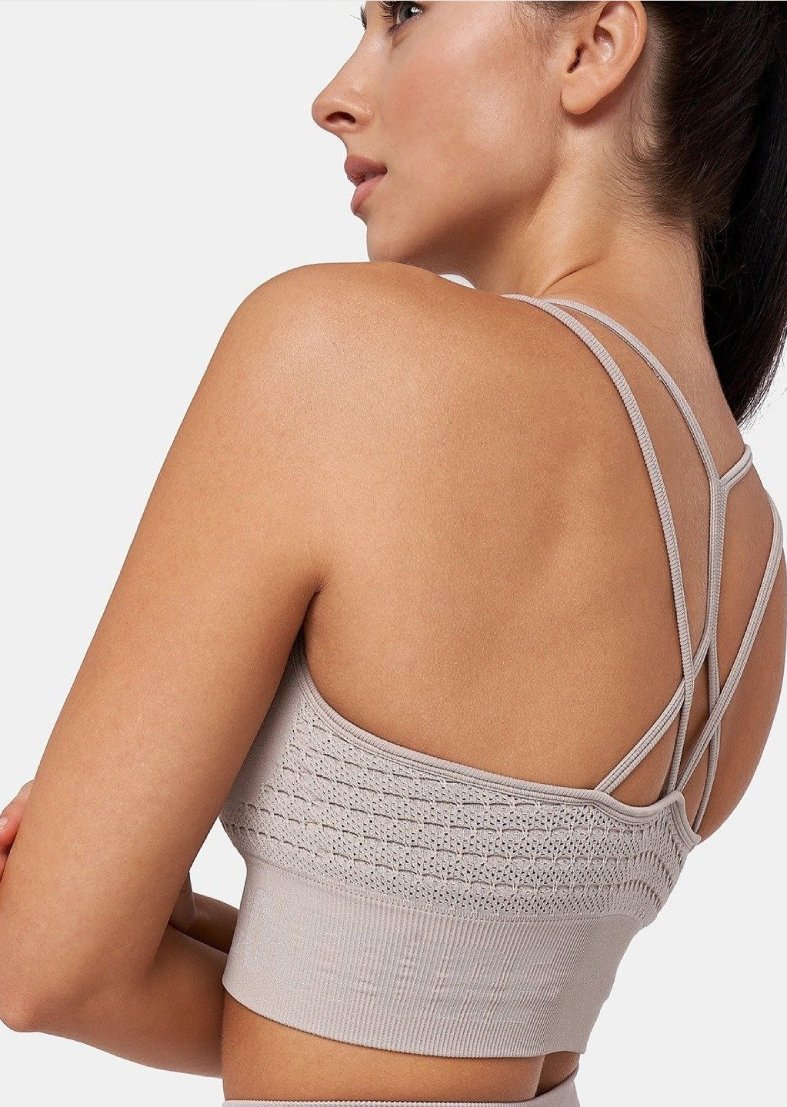 L'Couture Sports Bras Serenity Seamless Bralette Mid Cool Grey