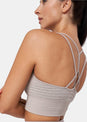 L'Couture Sports Bras Serenity Seamless Bralette Mid Cool Grey