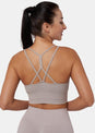 L'Couture Sports Bras Serenity Seamless Bralette Mid Cool Grey