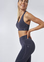 L'COUTURE Sports Bras Vitality Crop Bra French Navy
