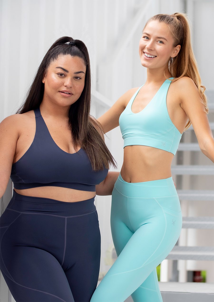 L'COUTURE Sports Bras Vitality Crop Bra French Navy
