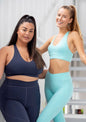 L'COUTURE Sports Bras Vitality Crop Bra French Navy