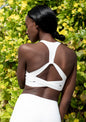 L'COUTURE Sports Bras Vitality Crop Bra White