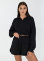 L'COUTURE Sweatshirts Club LC Half Zip Sweatshirt Black