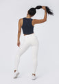 L'COUTURE Tanks Vitality Cropped Tank French Navy