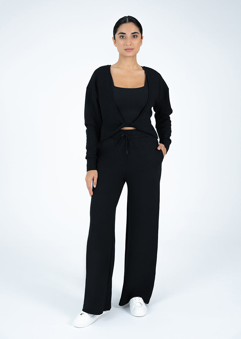 L'COUTURE Tees & Tanks All-Around Lounge Square Tank Black