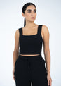 L'COUTURE Tees & Tanks All-Around Lounge Square Tank Black