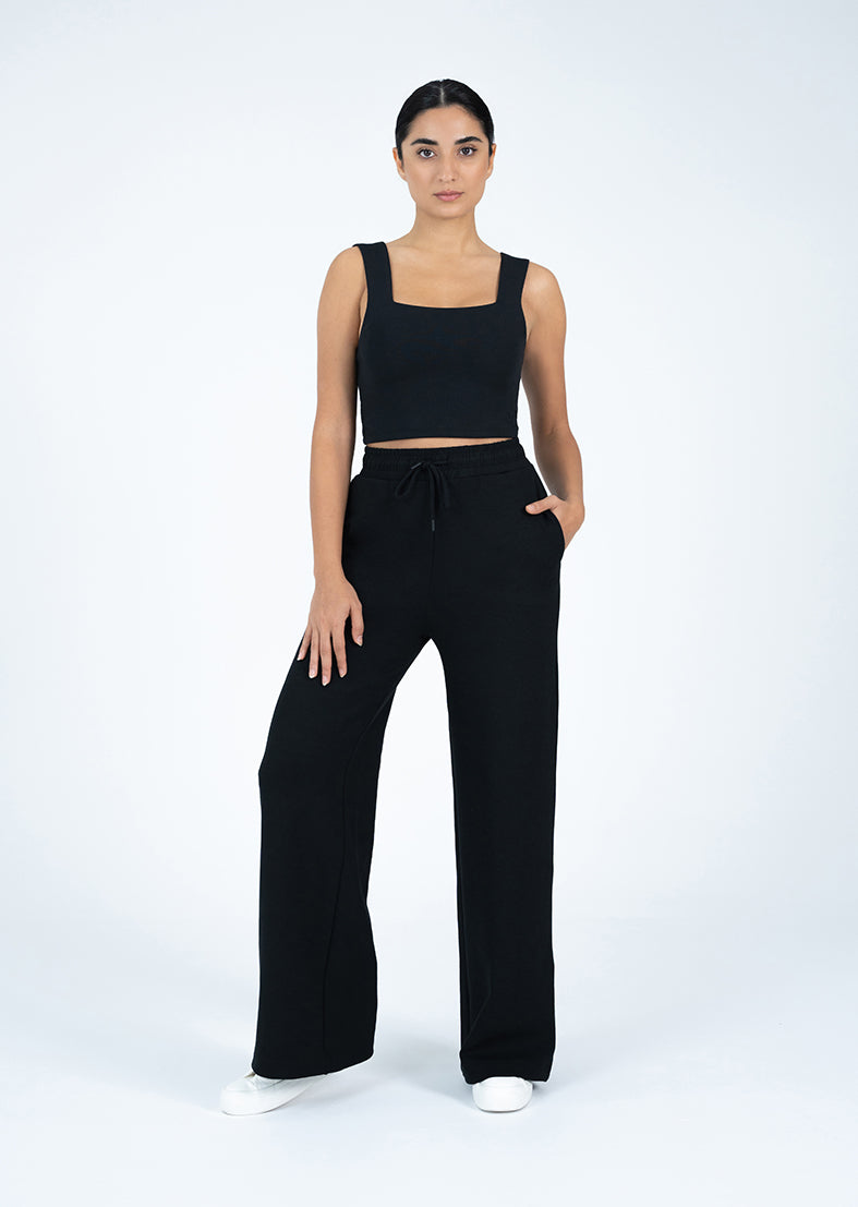 L'COUTURE Tees & Tanks All-Around Lounge Square Tank Black