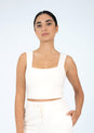 L'COUTURE Tees & Tanks All-Around Lounge Square Tank Eggnog