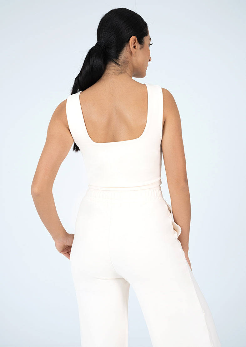 L'COUTURE Tees & Tanks All-Around Lounge Square Tank Eggnog