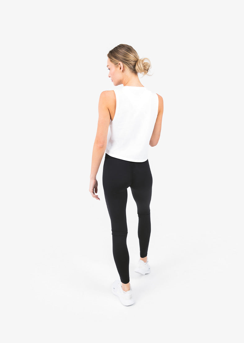 L'COUTURE Tees & Tanks Elevate Muscle Tee White