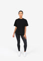 L'COUTURE Tees & Tanks Elevate Relaxed Fit Tee Black