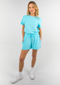 L'COUTURE Tees & Tanks SoCal Sorbet Terry Tee Blue