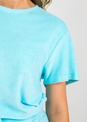 L'COUTURE Tees & Tanks SoCal Sorbet Terry Tee Blue