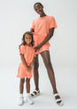 L'COUTURE Tees & Tanks SoCal Sorbet Terry Tee Coral