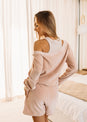 L'COUTURE The Feels Velour Short Rose Dust