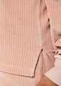 L'COUTURE The Feels Velour Top Rose Dust
