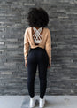 L'COUTURE Tops All-Around Lounge Long Sleeve Reversible Top Latte