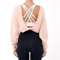 L'COUTURE Tops All-Around Lounge Long Sleeve Reversible Top Rose