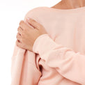 L'COUTURE Tops All-Around Lounge Long Sleeve Reversible Top Rose
