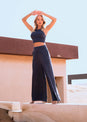 L'COUTURE Tops Elemental Lounge Tank Anchor Grey