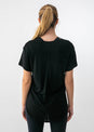 L'COUTURE Tops Elevate Slouch Tee Black